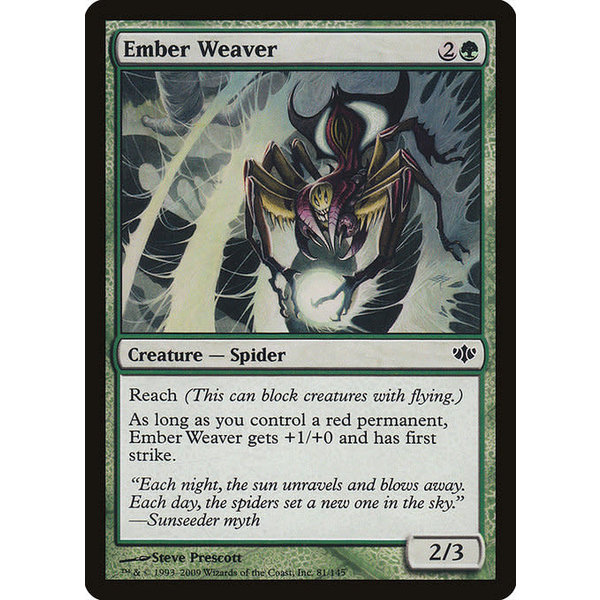Magic: The Gathering Ember Weaver (081) Lightly Played