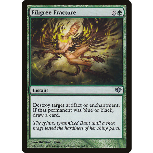 Magic: The Gathering Filigree Fracture (082) Heavily Played Foil