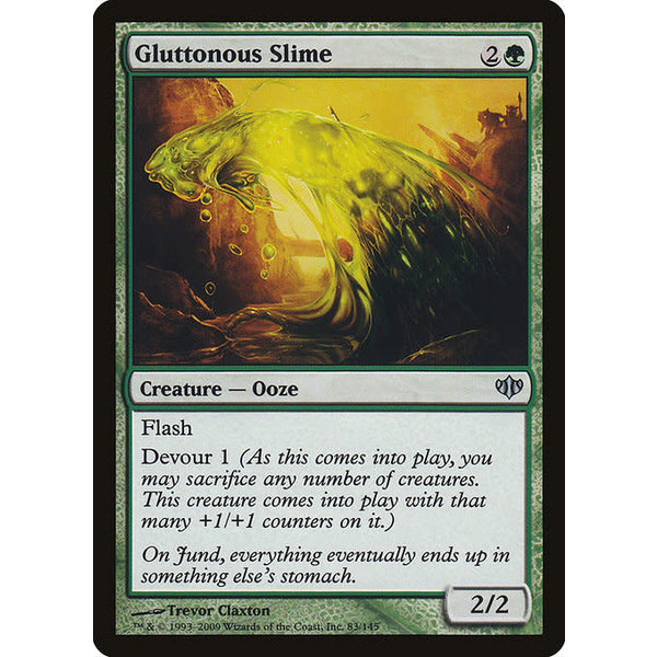 Magic: The Gathering Gluttonous Slime (083) Lightly Played