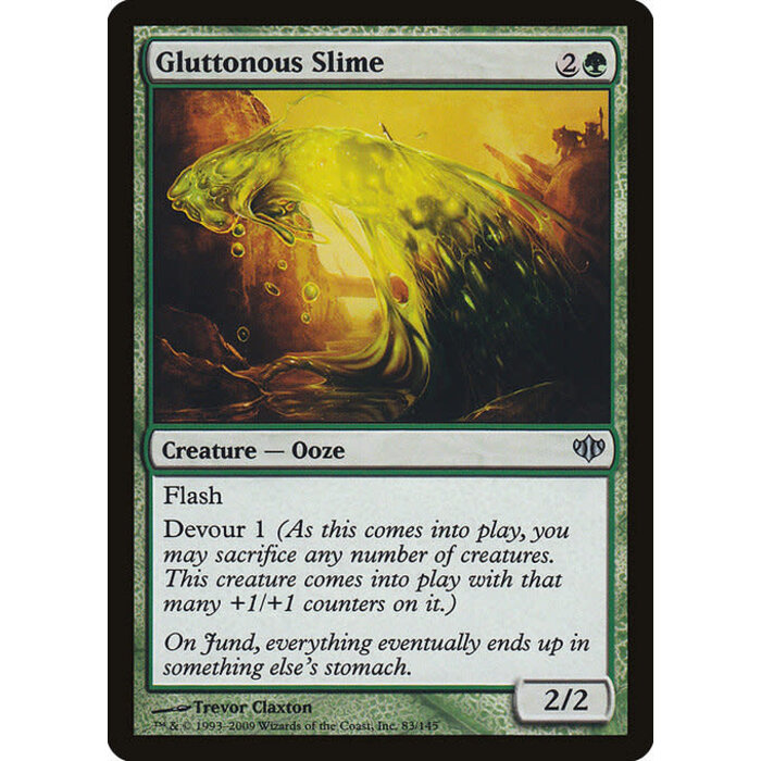 Magic: The Gathering Gluttonous Slime (083) Lightly Played