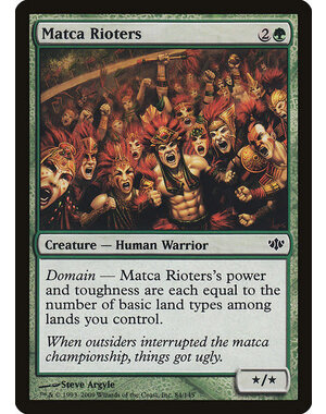 Magic: The Gathering Matca Rioters (084) Lightly Played