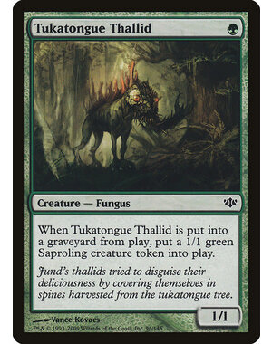 Magic: The Gathering Tukatongue Thallid (096) Lightly Played