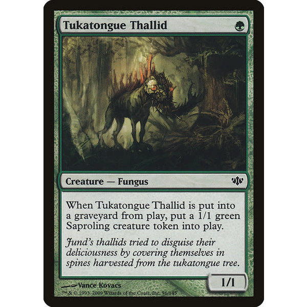 Magic: The Gathering Tukatongue Thallid (096) Lightly Played