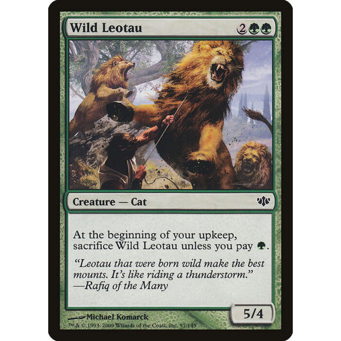Magic: The Gathering Wild Leotau (097) Lightly Played