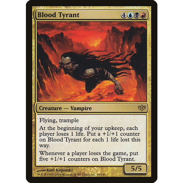 Magic: The Gathering Blood Tyrant (099) Moderately Played