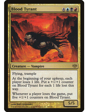 Magic: The Gathering Blood Tyrant (099) Moderately Played Foil