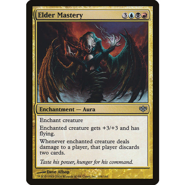 Magic: The Gathering Elder Mastery (104) Moderately Played