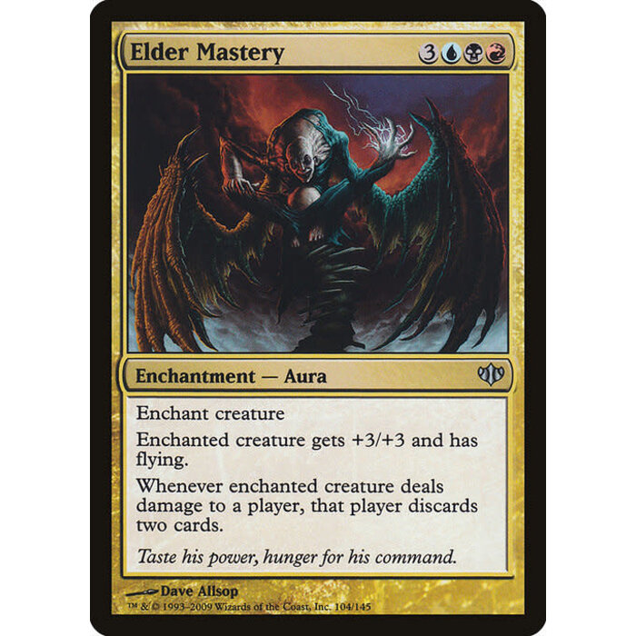 Magic: The Gathering Elder Mastery (104) Moderately Played