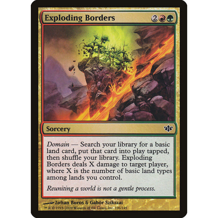 Magic: The Gathering Exploding Borders (106) Moderately Played