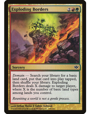 Magic: The Gathering Exploding Borders (106) Moderately Played Foil