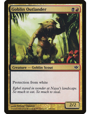 Magic: The Gathering Goblin Outlander (109) Moderately Played