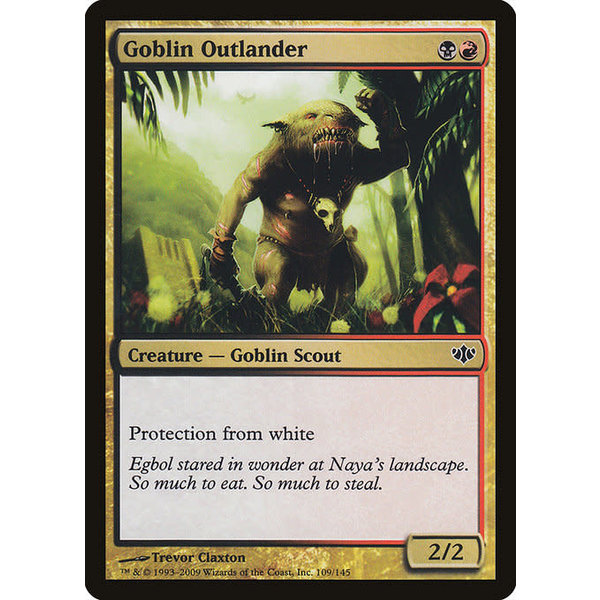 Magic: The Gathering Goblin Outlander (109) Moderately Played Foil