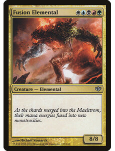 Magic: The Gathering Fusion Elemental (107) Moderately Played Foil