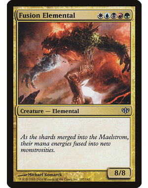 Magic: The Gathering Fusion Elemental (107) Moderately Played Foil
