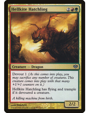 Magic: The Gathering Hellkite Hatchling (111) Lightly Played
