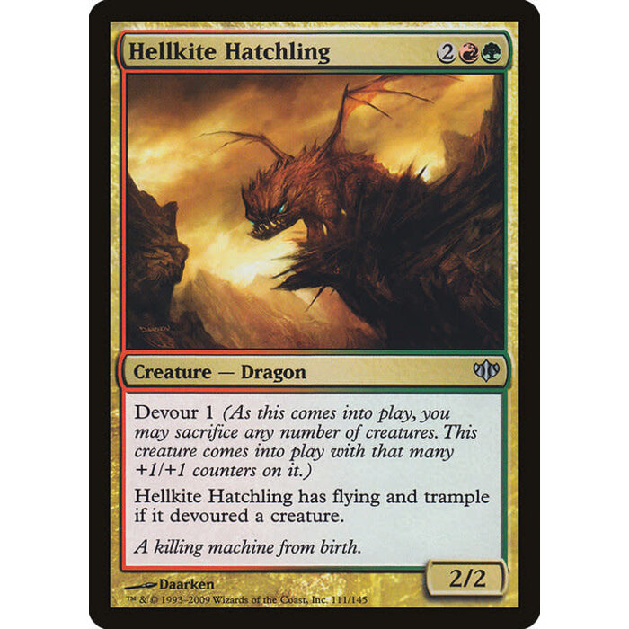 Magic: The Gathering Hellkite Hatchling (111) Lightly Played
