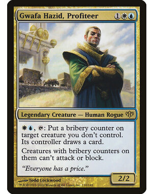 Magic: The Gathering Gwafa Hazid, Profiteer (110) Moderately Played