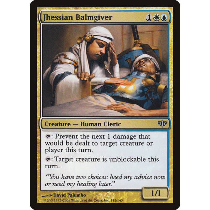 Magic: The Gathering Jhessian Balmgiver (112) Lightly Played