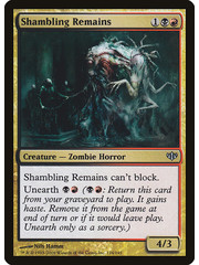 Magic: The Gathering Shambling Remains (124) Moderately Played