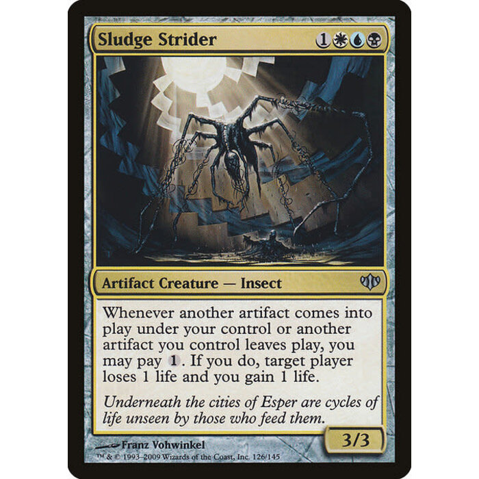 Magic: The Gathering Sludge Strider (126) Moderately Played
