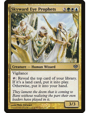 Magic: The Gathering Skyward Eye Prophets (125) Moderately Played Foil