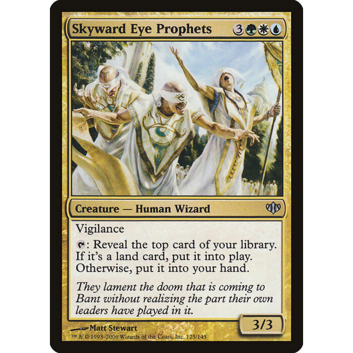 Magic: The Gathering Skyward Eye Prophets (125) Moderately Played Foil
