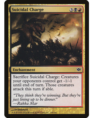 Magic: The Gathering Suicidal Charge (128) Lightly Played