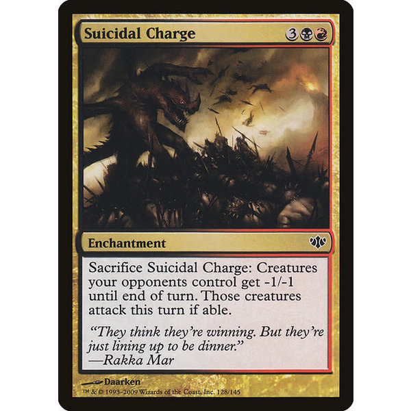 Magic: The Gathering Suicidal Charge (128) Lightly Played