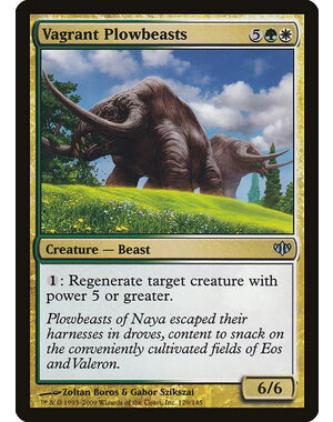 Magic: The Gathering Vagrant Plowbeasts (129) Lightly Played