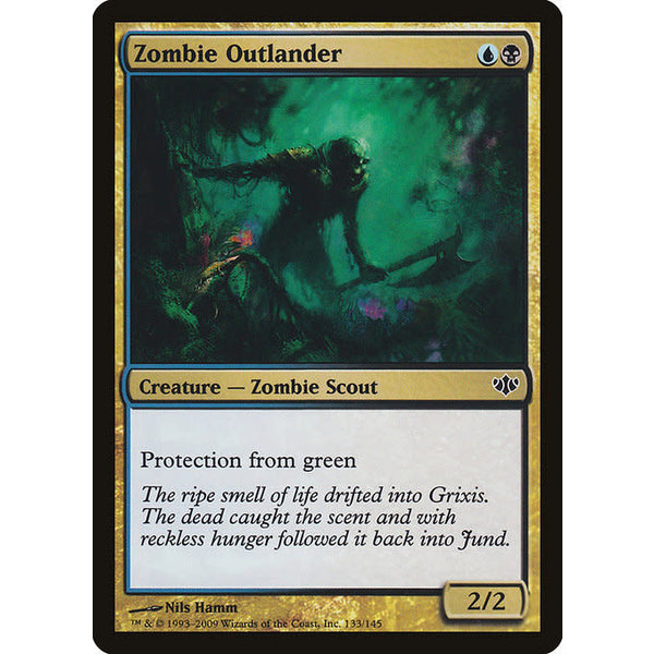 Magic: The Gathering Zombie Outlander (133) Lightly Played