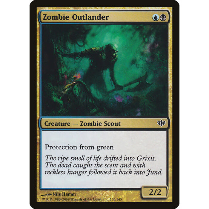 Magic: The Gathering Zombie Outlander (133) Lightly Played