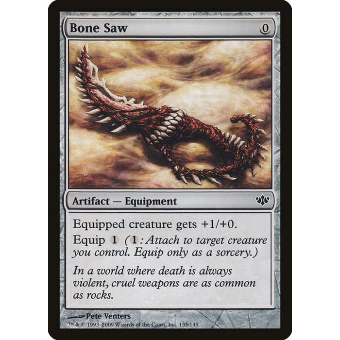 Magic: The Gathering Bone Saw (135) Moderately Played Foil - Chinese (S)
