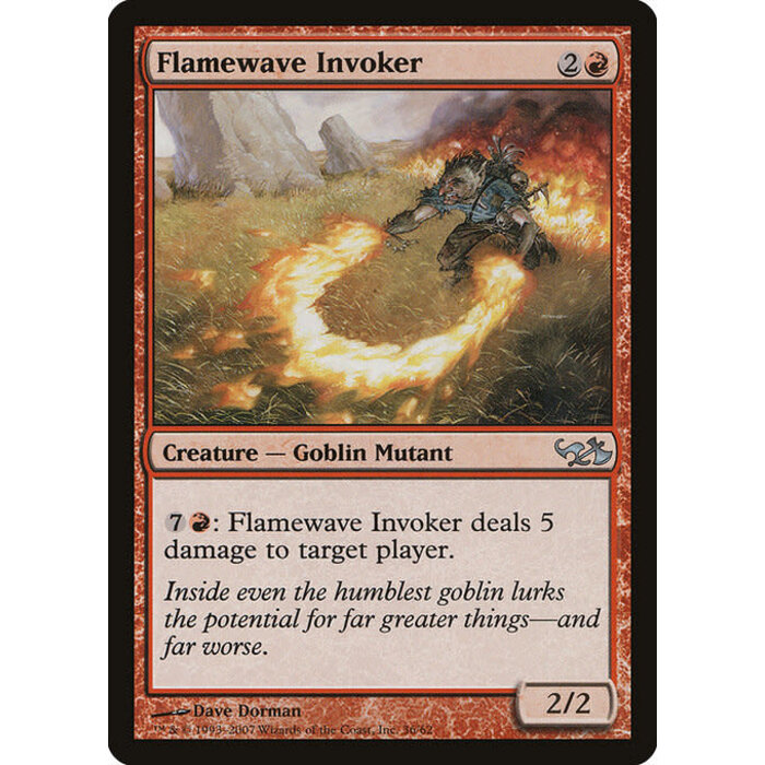 Magic: The Gathering Flamewave Invoker (036) Moderately Played