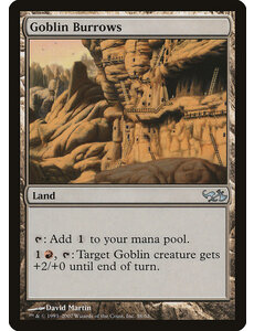 Magic: The Gathering Goblin Burrows (058) Lightly Played