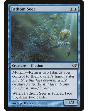 Magic: The Gathering Fathom Seer (003) Moderately Played