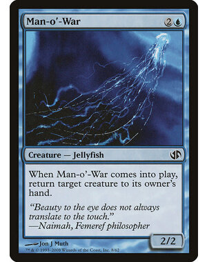 Magic: The Gathering Man-o'-War (008) Moderately Played