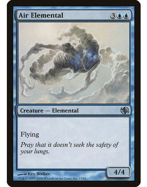Magic: The Gathering Air Elemental (013) Moderately Played