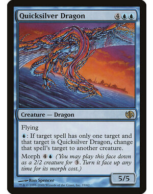 Magic: The Gathering Quicksilver Dragon (019) Moderately Played