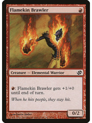 Magic: The Gathering Flamekin Brawler (035) Moderately Played