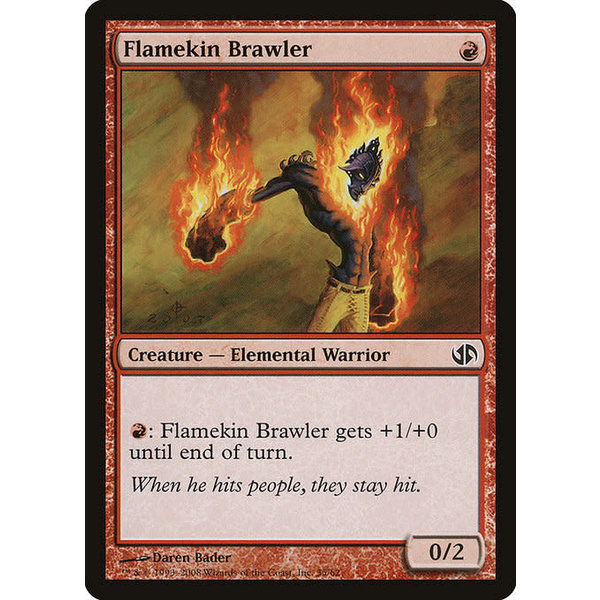 Magic: The Gathering Flamekin Brawler (035) Moderately Played