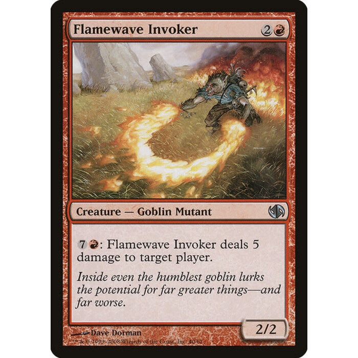 Magic: The Gathering Flamewave Invoker (040) Moderately Played