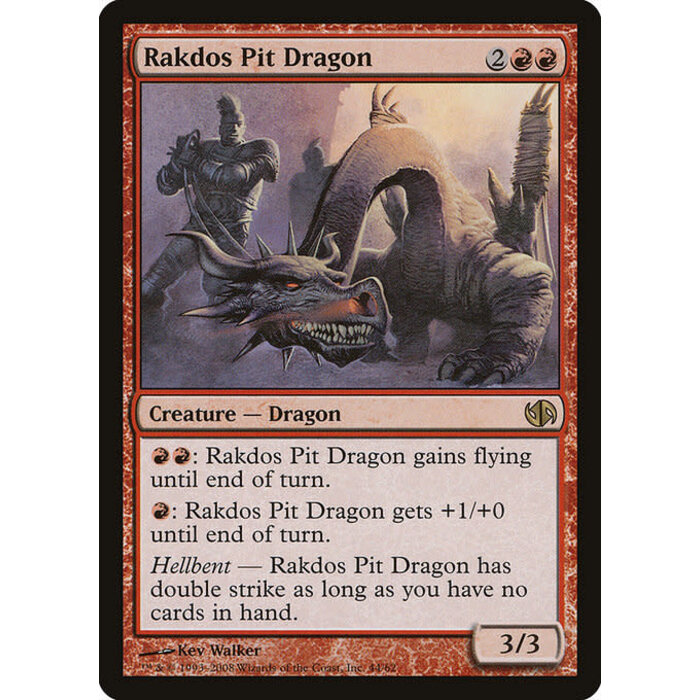 Magic: The Gathering Rakdos Pit Dragon (044) Moderately Played