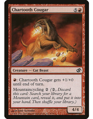 Magic: The Gathering Chartooth Cougar (047) Moderately Played