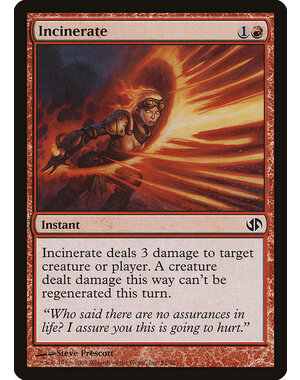 Magic: The Gathering Incinerate (051) Moderately Played