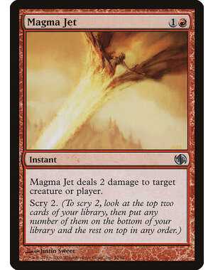 Magic: The Gathering Magma Jet (052) Moderately Played