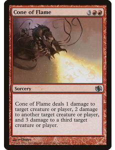 Magic: The Gathering Cone of Flame (054) Moderately Played