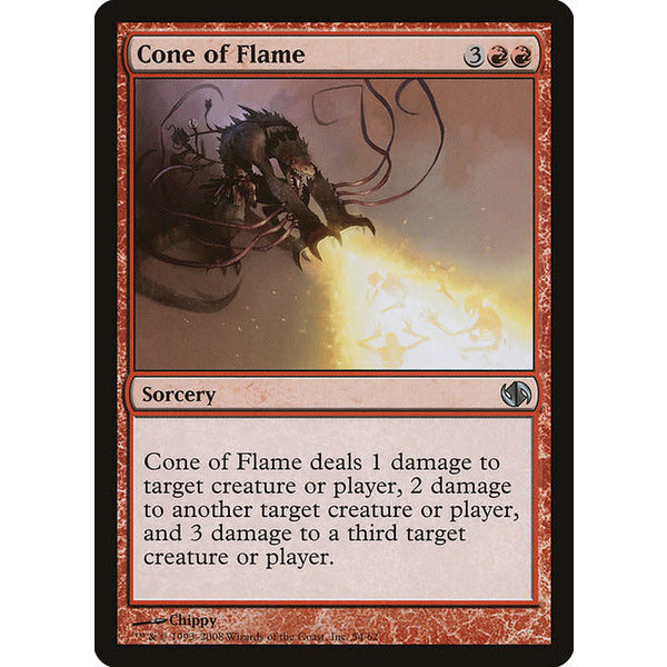 Magic: The Gathering Cone of Flame (054) Moderately Played