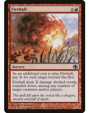 Magic: The Gathering Fireball (056) Moderately Played