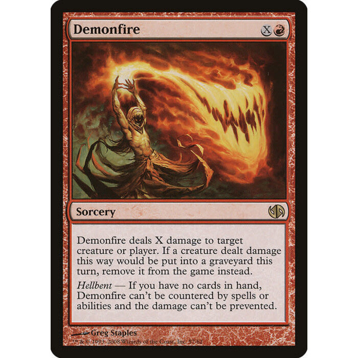 Magic: The Gathering Demonfire (057) Moderately Played