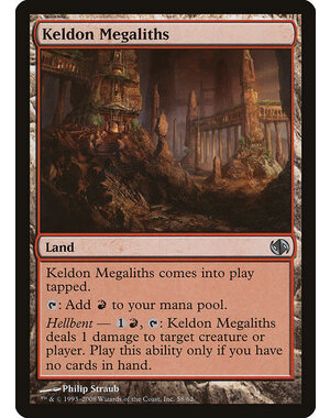Magic: The Gathering Keldon Megaliths (058) Moderately Played
